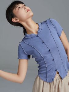 SOLO SHOW | Slim Fitted Short Sleeve Dance Top