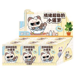 Emotionally Stable Little Siam Second Wave Plush Blind Box Cute Cat Doll Desktop Ornament Surprise Birthday Gift Wholesale