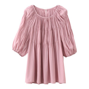 MIDULI | Maternity Summer Outerwear Set Blouse and Wide Leg Trousers or Skirt Pants