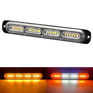 24LED รถ Strobe ไฟเตือนย่าง Beacon Light Bar รถบรรทุกความกว้างไฟแสดงสถานะด้านข้างไฟท้ายตํารวจแฟลชไฟ