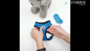 【Ready】Harness dada kucing dan anjing bersikulasi udara tali hewan peliharaan Cat Dog Leash tali kucing buat jalan jalan