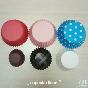 (100 Pcs) Cup Kertas | Paper Cupcake Motif Karakter Lucu | Kertas Cupcake Motif Kartun
