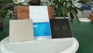UBARO | UBARO 86×86mm 1/2/3/4 Gang WiFi Smart Touch Switch Tuya App/Voice Control Timer 2-Way/1-Way Neutral Required