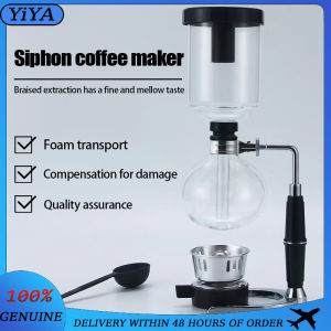 Siphon Coffee Maker Heat-resistant Glass Coffee Filter Kit Japanese Style Homemade Coffee Machine