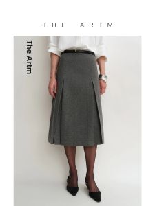 Anti-pilling A-line Skirt Narrow Waist