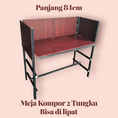 Meja Kompor 2 Tungku Bisa Di Lipat