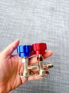 Van mở khóa gas lon R134 R22 R600a R290 R410A R404A R407 nạp ga lạnh - Quý Trần Auto