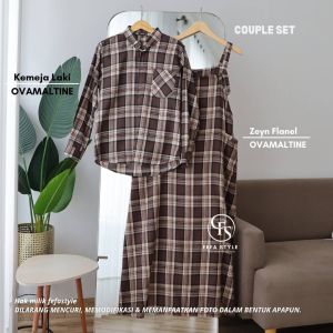 Kemeja Laki Overall Zeyn couple set