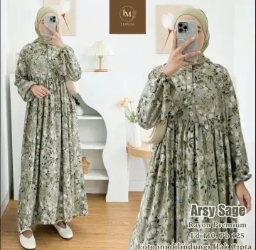 Baju dress bunga2 best sale