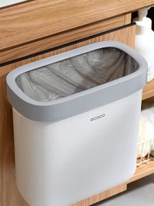 Thùng đựng rác sọt đựng rác không nắp hiện đại dung tích 7L và 11L của Ecoco mới 2025