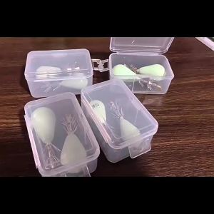 Bộ 2 Móc Câu Mực Hình Giọt Nước Phát Sáng Hai Lớp 10 Càng Thép Không Gỉ Câu Cá Đêm Nước Mặn