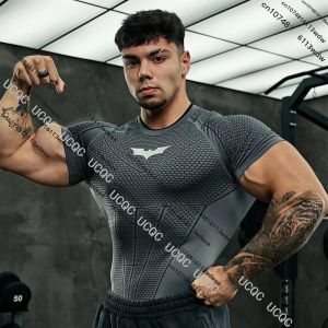 Nam Nhanh Khô Cơ Thể Thao Áo Thun Tập Gym Thể Hình Tập Luyện Chạy Bộ Vintage Tee Quần Áo Dành Cho Người Lớn Quyền Anh Thể Hình