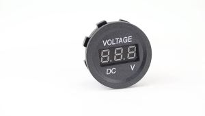 Đồng Hồ Đo Điện Áp Kỹ Thuật Số LED Chống Nước DC 5-48V Cho Ô Tô Xe Máy Màn Hình Hiển Thị Giám Sát Pin 12V