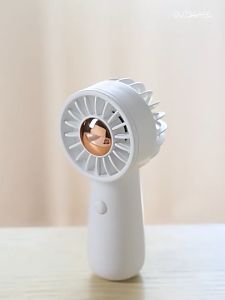 Handheld Fan USB Type C Rechargeable Portable Fan 3 Speed Strong Wind 500mAh Battery