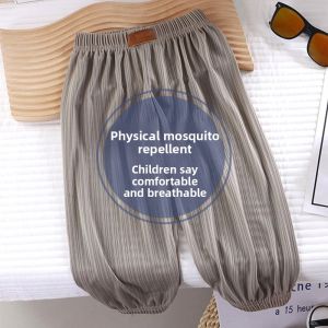 gumahus | Quick-Dry Thin Ice Silk Anti-Mosquito Breathable Mesh Summer Pants