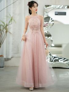 Pink Evening Dress Summer Elegance Party Host Bridesmaid Fitting Gown