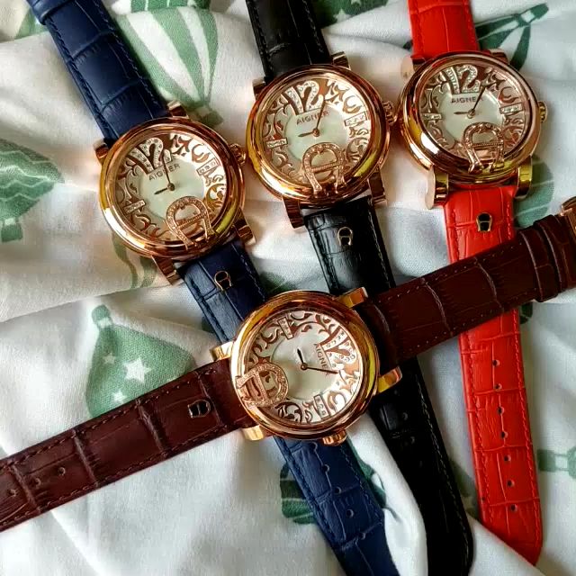 Jam Tangan Wanita Aigner Bari Donna A37200 Strap Leather Chrono Aktif Terbaru Lazada Indonesia