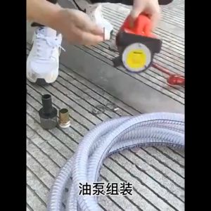 【Local delivery】12V 24V 220V Electric Oil Pump Universal Diesel Pump Vehicle Mounted Fuel Dispenser Self Priming Fuel Transfer Pump