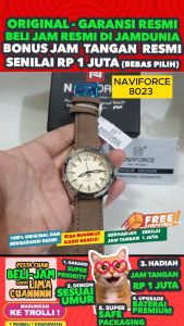 JAM TANGAN NAVIFORCE ORIGINAL - NAVIFORCE 8023 - MEN LA - KULIT - Coklat - Jamdunia / Jam dunia JD18 # JAM TANGAN NAVIFORCE PRIA JAM NAVIFORCE PRIA + JAM NAVIFORCE 8023 SS2 NAVYFORCE ORIGINAL 8023 S003