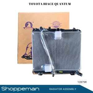 12879 TOYOTA HIACE QUANTUM RADIATOR ASSEMBLY M/T 510x654x26mm PA26 1ROW