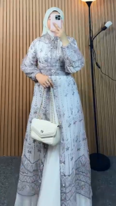 Outer azzura sapto terbaru full payet (free belt)