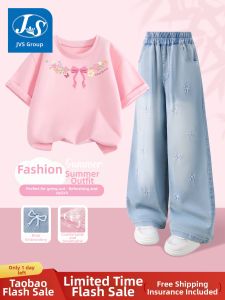 JS | 2026 New Cotton Short Sleeve Girl Summer Outfit