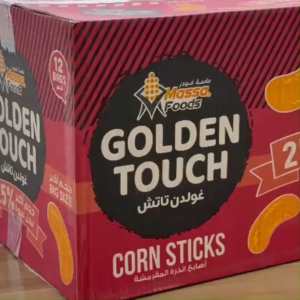 Chips Tomato Flavor Golden Touch BIG SIZE Box 12x104g Imported Crunchy Snack