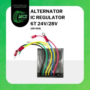 ALTERNATOR IC REGULATOR 6T with 6 Six Terminals AR-006 24V 28V Volts