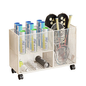 Movable High Capacity Storage Rack for Sports Equipment