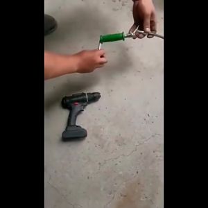 Pipe Cleaner Bor Manual Kawat Pembersih Saluran Pipa Mampet Dengan Adaptor Bor