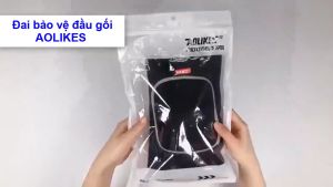 Băng Quấn Đầu Gối Aolikes 0210 ( 2 chiếc ) Có Lớp Đệm Yoga Gym Cho Nữ