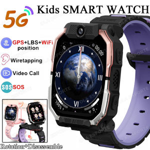 4G/5G Childrens Smartwatch HD Camera Video Call SOS GPS Positioning Tracker Kids Watch Alarm Clock Calculator Boys Girls Gifts