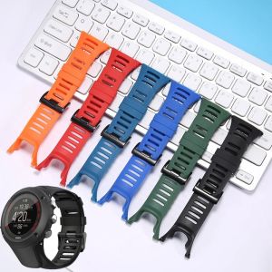 Rubber Strap Suitable For SUUNTO Ambit2 & Ambit3 Mens Watch Bands