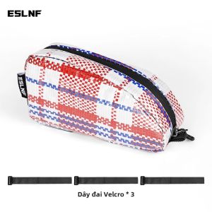 Eslnf(ESLNF) | Túi Xe Đạp Chống Nước ESLNF Túi Đeo Xe Đạp Dệt Sọc Dành Cho Xe Đạp Địa Hình Và Xe Đạp Đường Trường Túi Yên Xe Mới Phụ Kiện Xe Đạp