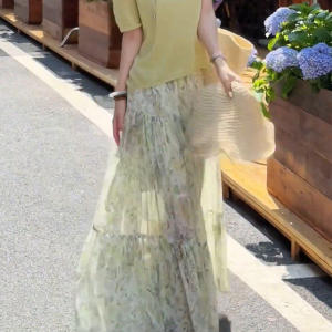Trendy Loose Skirt Set