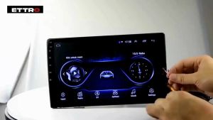 (8GB RAM+128GB ROM) ETTRO Android Car Stereo 2DIN - Quad Core Touchscreen MP5 Player with AHD Reverse Camera
