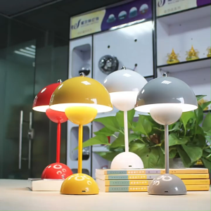 [Uehomeie] โคมไฟดอกตูมแบบชาร์จไฟได้ไฟอ่านหนังสือรูปทรงครึ่งวงกลมหรี่แสงได้สำหรับสำนักงานการศึกษาในห้องนั่งเล่น