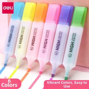 deli | Colorful Highlight Pens for Handbooks and Word Marking