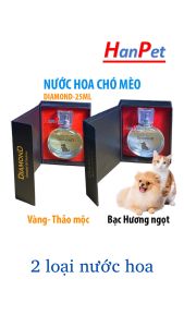 Hanpet - . Nước hoa chó mèo (5 loại) Nước hoa Fay CoolCheery En- Rosely cho thú cưng
