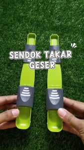 SENDOK TAKAR GESER BUMBU KOPI GULA MASAKAN DAPUR SLIDING MEASURING SPOON / ALAT SENDOK UKUR