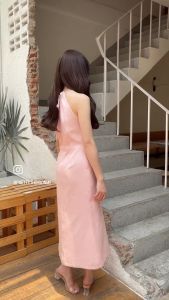 prettythingonme ชมพูอ่อนอมพีช Dress 🌷🧡 (Peach Pink)