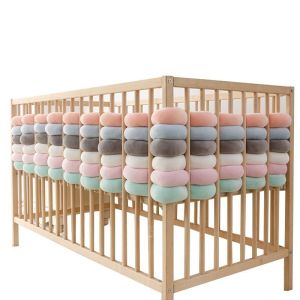 Baby Bed Guardrail Twist Soft Pack Child Protection Ins Style Newborn Anti Collision Strip Bedding Baby Safety Barrier