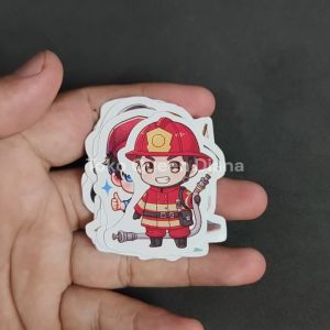 stiker profesi stiker gambar macam-macam pekerjaan untuk pengenalan dan belajar isi 16 pcs super cute
