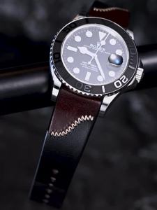 Deetle | Handmade Leather Dual-Color Watch Band for Men