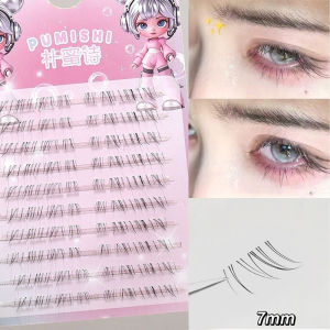 Self Adhesive Skew Flying Fox False Eyelashes Single Cluster Reusable Segmented Lashes DIY Manga Lash Extension Makeup Tools