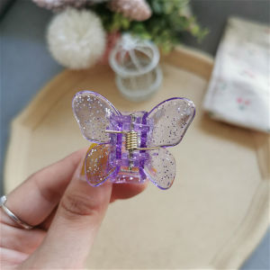 Korean Style Butterfly Resin Hair Clip Ladylike Hair Accessories Bangs Clamp Bathing Clamp Small Size ly Released