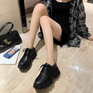 ผิวหน้าดวงตา แฟชั่นเกาหลีรองเท้าบู๊ทมาร์ตินสไตล์อังกฤษ ใหม่เป็นสุด รองเท้าบูทหุ้มข้อส้นหนา 36-39