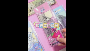 Disney Mickey Mouse Frozen Elsa Stationery Ruler Protractor Set Primary School Secondary School Rulers for Math Class