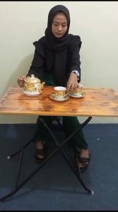 Meja Lipat Multifungsi: Meja Dagang Kuat & Kokoh