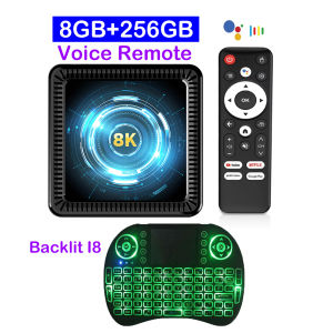 Android Smart TV Box Q19 Android 16 H618 Dual Wifi 5G Bluetooth 6.0 Google Assistant Voice Remote 8GB 128GB 256GB Media Player